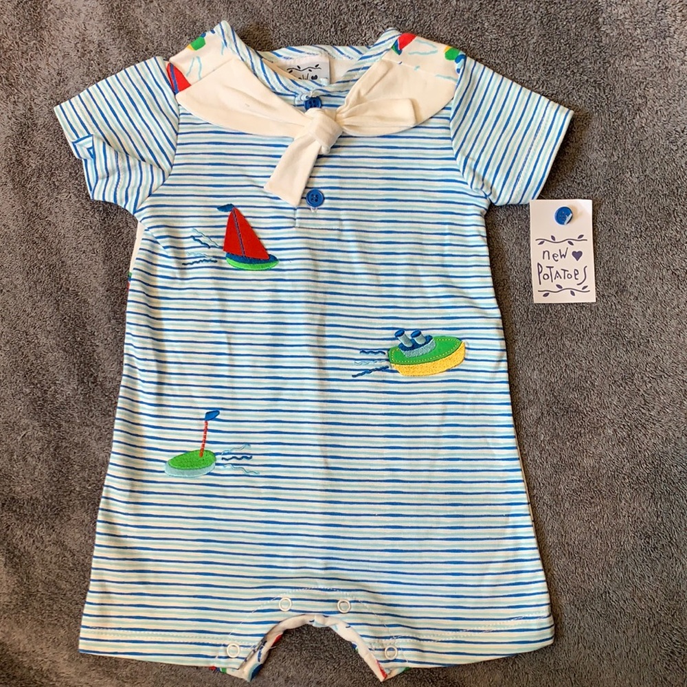 New Potatoes onesie (12M)